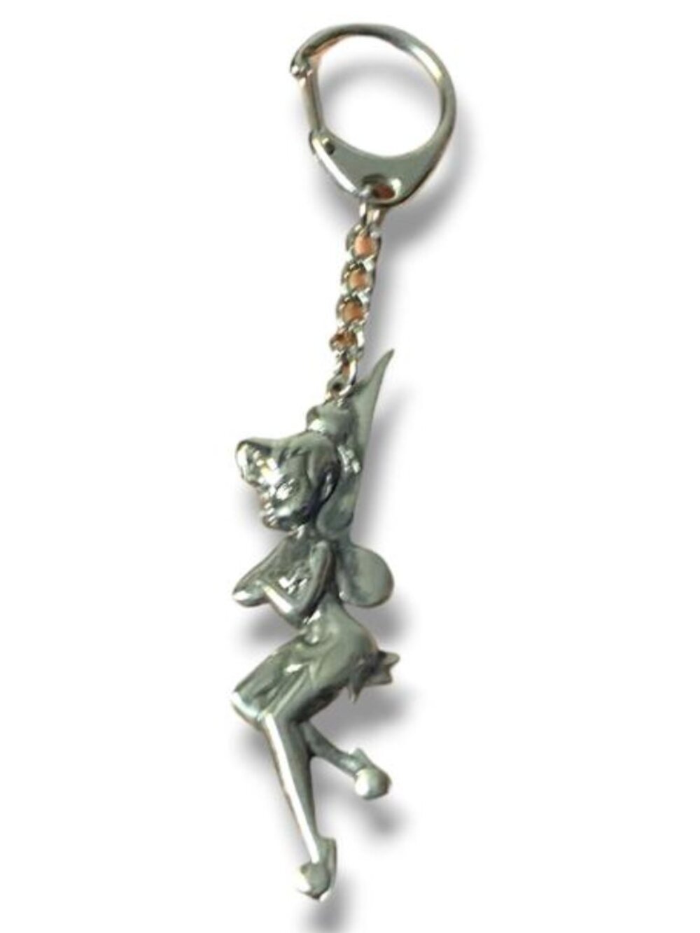 Disney - Tinkerbell Tink Silver Tone Keychain 5in
